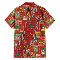 Mele Kalikimaka Pakalana Pikake Lei Family Matching Off The Shoulder Long Sleeve Dress and Hawaiian Shirt Hawaiian Rodeo Paniolo Omaomao Palaka - Polynesian Pride
