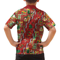 Mele Kalikimaka Pakalana Pikake Lei Family Matching Puletasi and Hawaiian Shirt Hawaiian Rodeo Paniolo Omaomao Palaka - Polynesian Pride