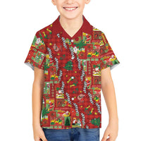 Mele Kalikimaka Pakalana Pikake Lei Family Matching Puletasi and Hawaiian Shirt Hawaiian Rodeo Paniolo Omaomao Palaka - Polynesian Pride