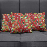 Mele Kalikimaka Pakalana Pikake Lei Pillow Cover Hawaiian Rodeo Paniolo Omaomao Palaka - Polynesian Pride