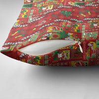 Mele Kalikimaka Pakalana Pikake Lei Pillow Cover Hawaiian Rodeo Paniolo Omaomao Palaka - Polynesian Pride