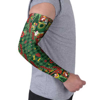 Mele Kalikimaka Pakalana Pikake Lei Arm Sleeves Hawaiian Rodeo Paniolo Ulaula Palaka - Polynesian Pride