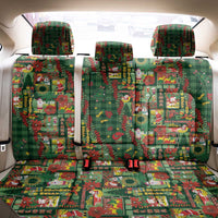 Mele Kalikimaka Pakalana Pikake Lei Back Car Seat Cover Hawaiian Rodeo Paniolo Ulaula Palaka - Polynesian Pride