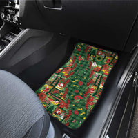 Mele Kalikimaka Pakalana Pikake Lei Car Mats Hawaiian Rodeo Paniolo Ulaula Palaka - Polynesian Pride
