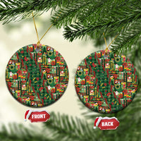 Mele Kalikimaka Pakalana Pikake Lei Ceramic Ornament Hawaiian Rodeo Paniolo Ulaula Palaka - Polynesian Pride