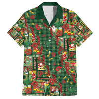 Mele Kalikimaka Pakalana Pikake Lei Family Matching Off The Shoulder Long Sleeve Dress and Hawaiian Shirt Hawaiian Rodeo Paniolo Ulaula Palaka - Polynesian Pride