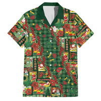 Mele Kalikimaka Pakalana Pikake Lei Family Matching Puletasi and Hawaiian Shirt Hawaiian Rodeo Paniolo Ulaula Palaka - Polynesian Pride