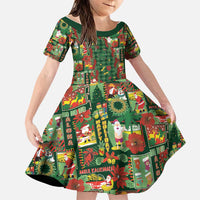 Mele Kalikimaka Pakalana Pikake Lei Family Matching Summer Maxi Dress and Hawaiian Shirt Hawaiian Rodeo Paniolo Ulaula Palaka - Polynesian Pride