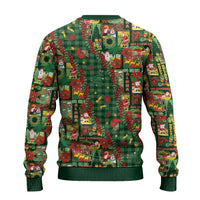 Mele Kalikimaka Pakalana Pikake Lei Ugly Christmas Sweater Hawaiian Rodeo Paniolo Ulaula Palaka - Polynesian Pride