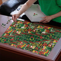 Mele Kalikimaka Pakalana Pikake Lei Puzzle Hawaiian Rodeo Paniolo Ulaula Palaka LT9 - Polynesian Pride