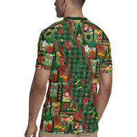 Mele Kalikimaka Pakalana Pikake Lei Rugby Jersey Hawaiian Rodeo Paniolo Ulaula Palaka - Polynesian Pride