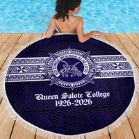 Tonga Queen Salote College 100 years Beach Blanket QSC 1926-2026 Tongan Pattern LT9 - Polynesian Pride
