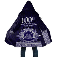 Tonga Queen Salote College 100 years Cloak QSC 1926-2026 Tongan Pattern LT9 Unisex Blue - Polynesian Pride