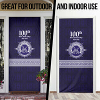 Tonga Queen Salote College 100 years Door Cover QSC 1926-2026 Tongan Pattern LT9 - Polynesian Pride