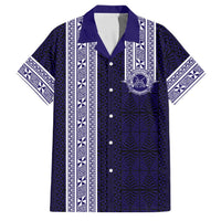 Tonga Queen Salote College 100 years Family Matching Off Shoulder Maxi Dress and Hawaiian Shirt QSC 1926-2026 Tongan Pattern