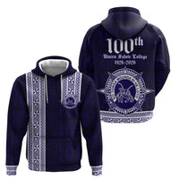Tonga Queen Salote College 100 years Hoodie QSC 1926-2026 Tongan Pattern LT9 - Polynesian Pride