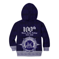 Tonga Queen Salote College 100 years Kid Hoodie QSC 1926-2026 Tongan Pattern LT9 - Polynesian Pride