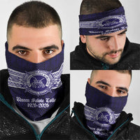 Tonga Queen Salote College 100 years Neck Gaiter QSC 1926-2026 Tongan Pattern LT9 - Polynesian Pride