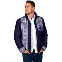 Tonga Queen Salote College 100 years Padded Jacket QSC 1926-2026 Tongan Pattern LT9 - Polynesian Pride