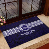 Tonga Queen Salote College 100 years Rubber Doormat QSC 1926-2026 Tongan Pattern LT9 - Polynesian Pride