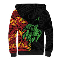 Personalised Tonga Emancipation Day Sherpa Hoodie Puleanga Fakatui O Since 1970 LT9 - Polynesian Pride