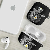 Aloha Hammerhead Shark AirPods Case Black Hawaiian Kakau Tribal Tattoo LT9 - Polynesian Pride