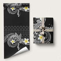 Aloha Hammerhead Shark Wrapping Paper Black Hawaiian Kakau Tribal Tattoo - Polynesian Pride