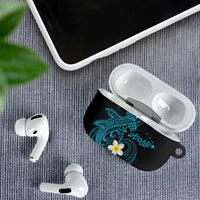 Aloha Hammerhead Shark AirPods Case Calypso Hawaiian Kakau Tribal Tattoo LT9 - Polynesian Pride