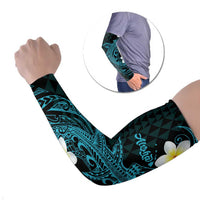 Aloha Hammerhead Shark Arm Sleeves Calypso Hawaiian Kakau Tribal Tattoo LT9 Set of 2 Blue - Polynesian Pride
