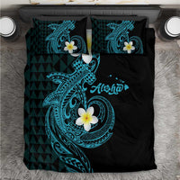 Aloha Hammerhead Shark Bedding Set Calypso Hawaiian Kakau Tribal Tattoo