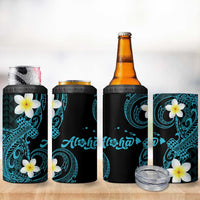 Aloha Hammerhead Shark 4 in 1 Can Cooler Tumbler Calypso Hawaiian Kakau Tribal Tattoo