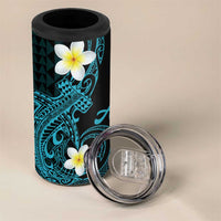Aloha Hammerhead Shark 4 in 1 Can Cooler Tumbler Calypso Hawaiian Kakau Tribal Tattoo
