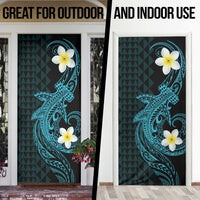 Aloha Hammerhead Shark Door Cover Calypso Hawaiian Kakau Tribal Tattoo - Polynesian Pride