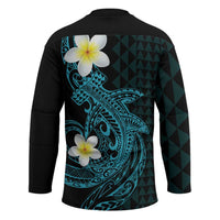 Aloha Hammerhead Shark Hockey Jersey Calypso Hawaiian Kakau Tribal Tattoo LT9 - Polynesian Pride