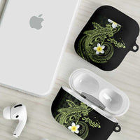 Aloha Hammerhead Shark AirPods Case Lime Rickey Hawaiian Kakau Tribal Tattoo - Polynesian Pride