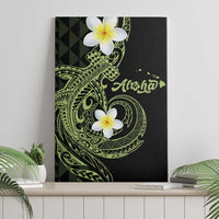 Aloha Hammerhead Shark Canvas Wall Art Lime Rickey Hawaiian Kakau Tribal Tattoo