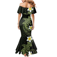 Aloha Hammerhead Shark Mermaid Dress Lime Rickey Hawaiian Kakau Tribal Tattoo