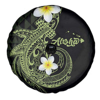 Aloha Hammerhead Shark Spare Tire Cover Lime Rickey Hawaiian Kakau Tribal Tattoo