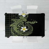 Aloha Hammerhead Shark Tablecloth Lime Rickey Hawaiian Kakau Tribal Tattoo
