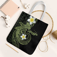 Aloha Hammerhead Shark Tote Bag Lime Rickey Hawaiian Kakau Tribal Tattoo - Polynesian Pride