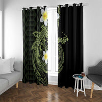 Aloha Hammerhead Shark Window Curtain Lime Rickey Hawaiian Kakau Tribal Tattoo