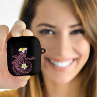 Aloha Hammerhead Shark AirPods Case Vivacious Pink Hawaiian Kakau Tribal Tattoo LT9 Pink - Polynesian Pride