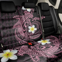 Aloha Hammerhead Shark Back Car Seat Cover Vivacious Pink Hawaiian Kakau Tribal Tattoo
