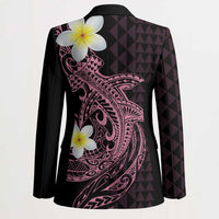 Aloha Hammerhead Shark Blazer Vivacious Pink Hawaiian Kakau Tribal Tattoo - Polynesian Pride