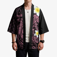 Aloha Hammerhead Shark Kimono Vivacious Pink Hawaiian Kakau Tribal Tattoo - Polynesian Pride