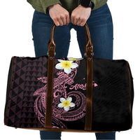 Aloha Hammerhead Shark Travel Bag Vivacious Pink Hawaiian Kakau Tribal Tattoo - Polynesian Pride