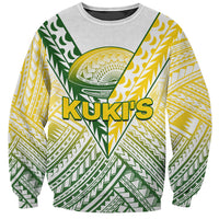 The Kuki's Cook Islands Rugby Sweatshirt Be Unique Vibe White LT9 Unisex White - Polynesian Pride