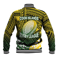 The Kuki's Cook Islands Rugby Baseball Jacket Be Unique Vibe Black LT9 - Polynesian Pride