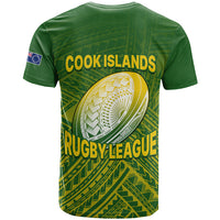The Kukis Cook Islands Rugby T Shirt Be Unique Vibe Green LT9 - Polynesian Pride
