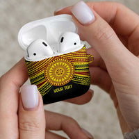 Personalised Tonga Ha apai High School AirPods Case Ngatu Fonulei Pattern LT9 - Polynesian Pride